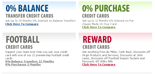 Credit Card Comparison